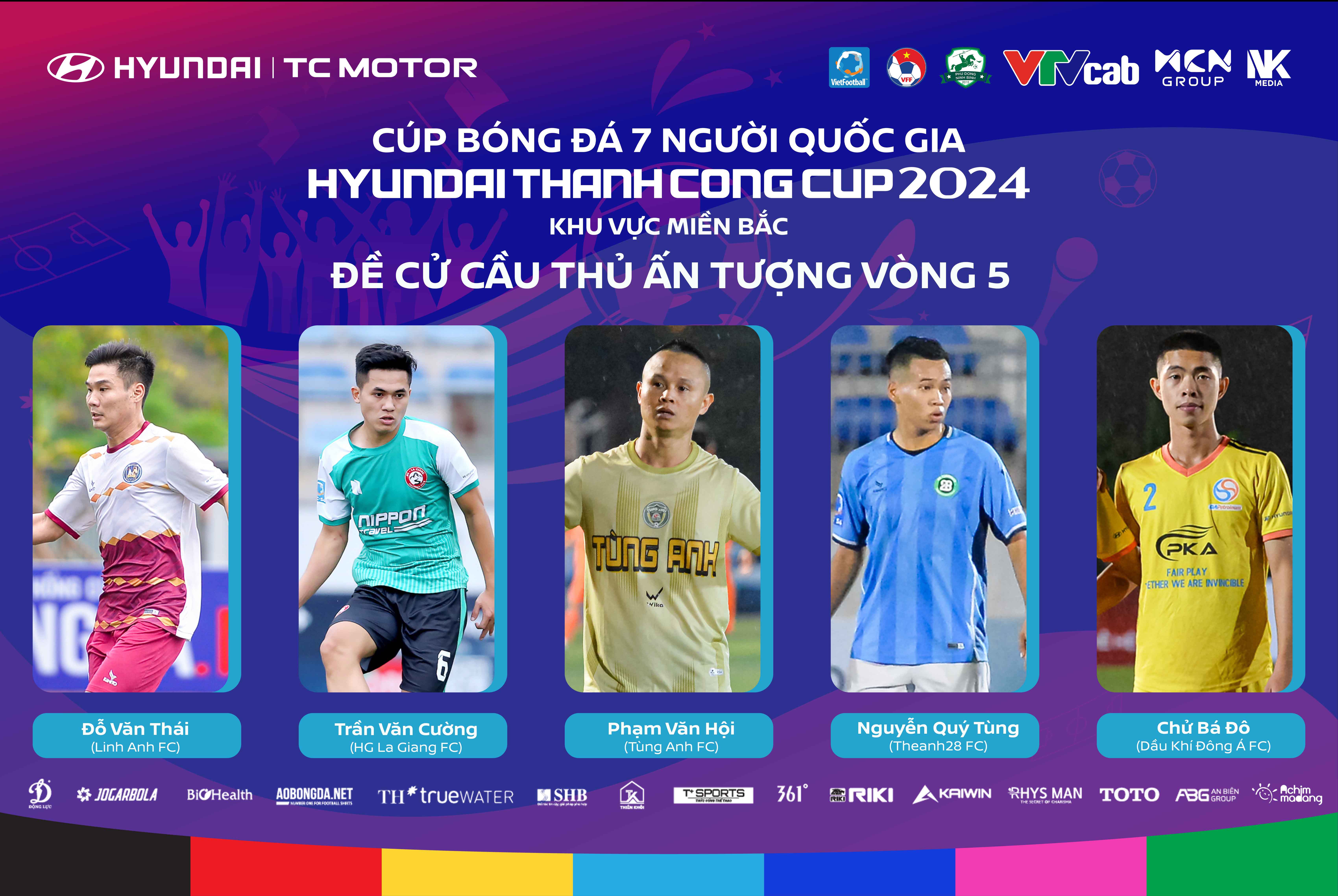 Bình chọn cầu thủ ấn tượng vòng 5 VSC-S4 | Khu vực miền Bắc